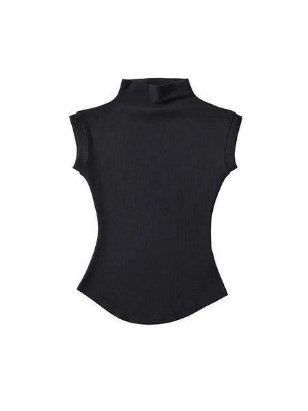 Dote Turtleneck Summer Tops - Alamode By Akanksha