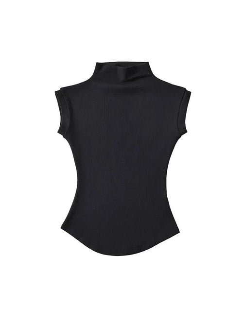 Dote Turtleneck Summer Tops - Alamode By Akanksha