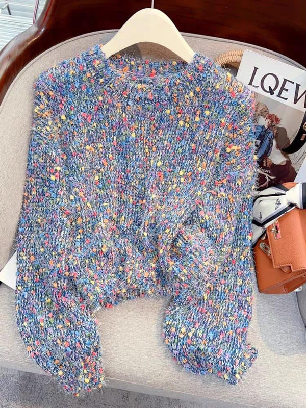 Salerma Mohair Knit Sweater - Alamode By Akanksha