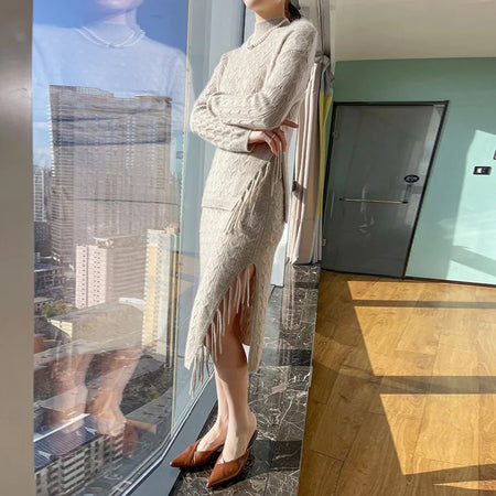 Jiah Winter Coord Set - Set of Sweater and Skirt