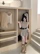 Nammo Two Pc Set with Belt - Alamode By Akanksha