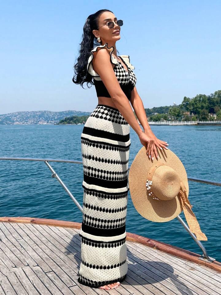 Marina Crochet Holiday Coord-Resortwear