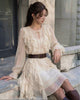 Kara Ruffle Mini Dress With Belt