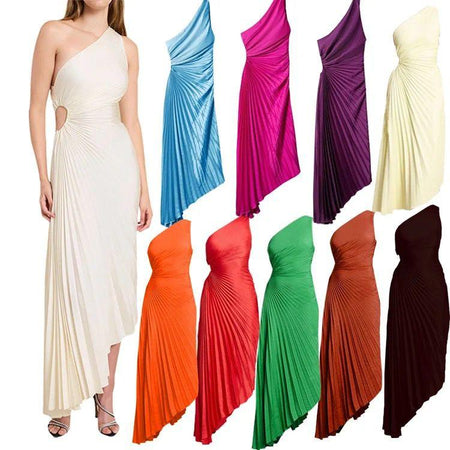 Adelina Statement Summer Dress - flat-lay product shot, multicolour - Miss Mosa By Akanksha
