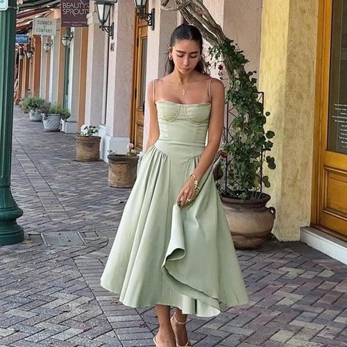 Agastha Midi Vintage Retro Dress