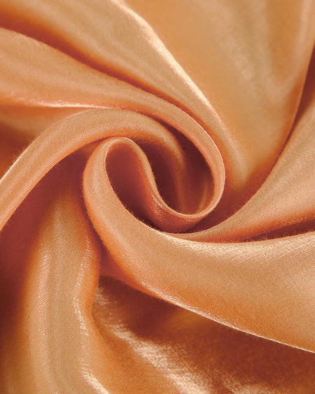 Agnes Halterneck Maxi Dress - fabric detail shot, gold - Miss Mosa By Akanksha