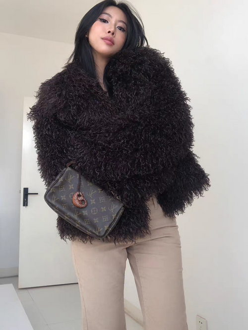 Aldina Luxe Fur Cape