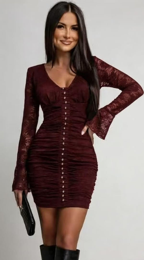 Alessio Mini Lace Dress