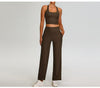 Alex Activewear Set In Brown - XS