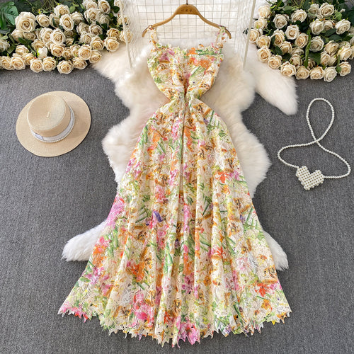 Alma Floral Cutout Maxi Dress