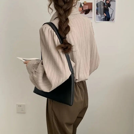 Andre Summer Statement Shirt - back shot on model, white - Miss Mosa By Akanksha
