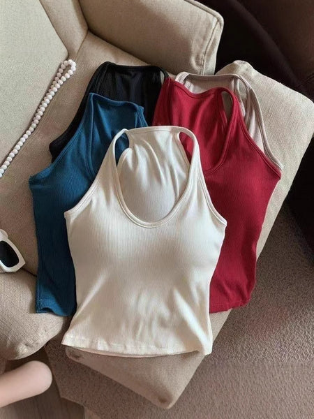 Anna Crop Padded Top - flat-lay shot, teal blue, black, red and cream - Miss Mosa By Akanksha