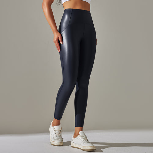 Anna Leather Slimming Warm Legging