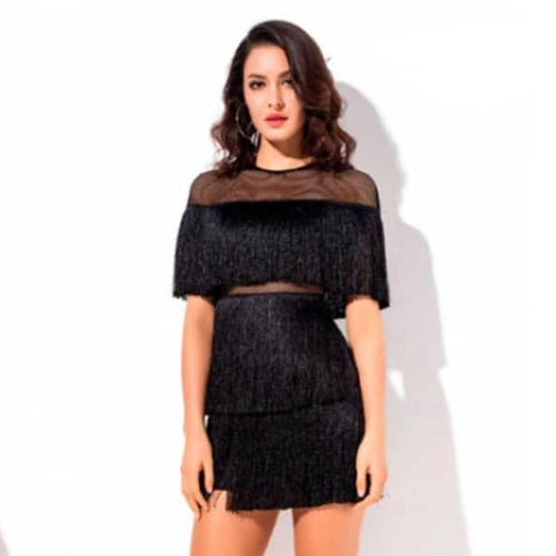Araya Statement Tassel Dress