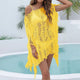 Ardee Summer Luxe Coverup - front shot on model, yellow - Miss Mosa By Akanksha