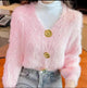 Arlo Cropped Jumpers - close-up shot on model, pink - Miss Mosa By Akanksha