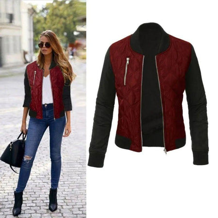 Athena Jacket - front shot on hanger, burgundy - Miss Mosa By Akanksha