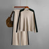 Ausha Knitted Coord Set - Beige / S