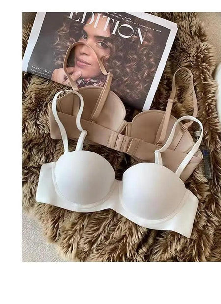 Austin Seamless Pushup Bralettes - styled flat-lay shot, multicolour - Miss Mosa By Akanksha