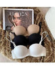 Austin Seamless Pushup Bralettes - styled flat-lay shot, multicolour - Miss Mosa By Akanksha