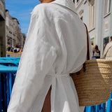 Kennet Statement White Shirt - Alamode By Akanksha