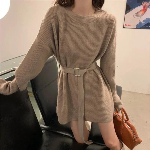 Janer Statement Winter Knitted Dress - Alamode By Akanksha