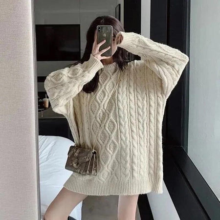 Beige - Zola Knitted Woolen Dress