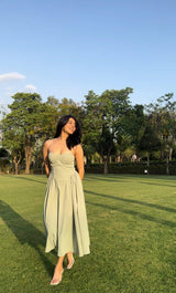 Agastha Midi Vintage Retro Dress - Alamode By Akanksha