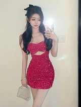 Fiona Sequinned Party Dress - Alamode By Akanksha