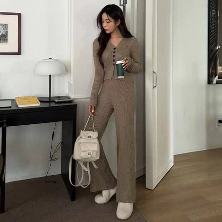 Brown - Acadia Premium Winter Coords - Tracksuits