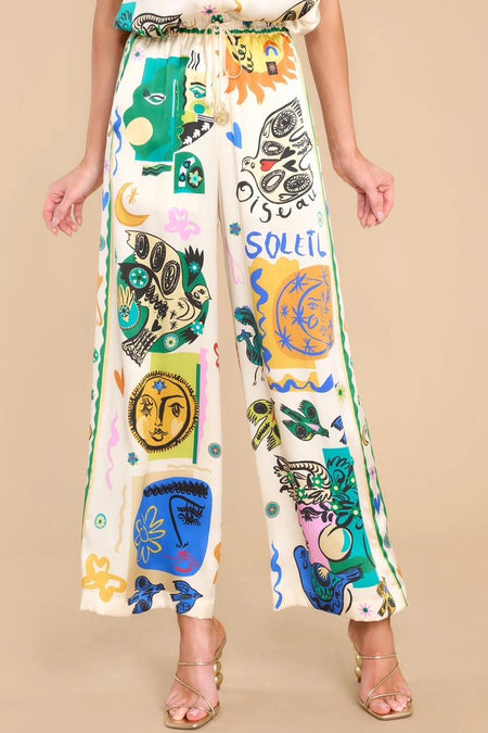 Harvey Summer Holiday Abstract Coord Set In Multicolor