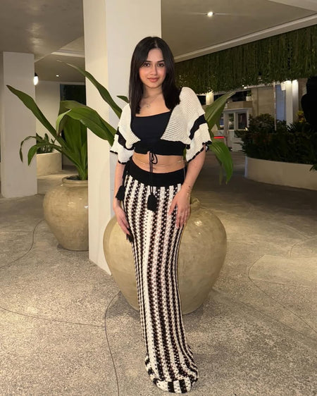 Sikoy Crochet Holiday Coord - Resortwear In White