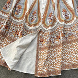 Lizba Vintage Statement Maxi Dress - Alamode By Akanksha