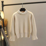 Femella Pearl Detail Luxe Sweater - Alamode By Akanksha