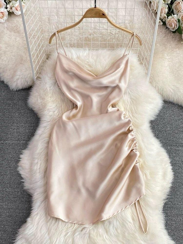 Lorelai Satin Mini Dress - Alamode By Akanksha