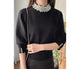 Femella Pearl Detail Luxe Sweater - Alamode By Akanksha