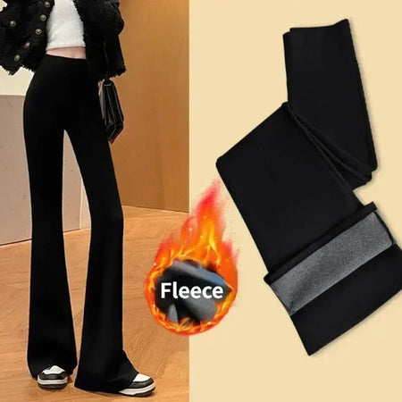 Black - Naomi Slimming Premium Fleece Lined Pants