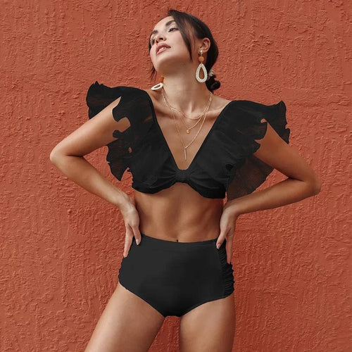 Bauble Statement Summer Bikini In Black