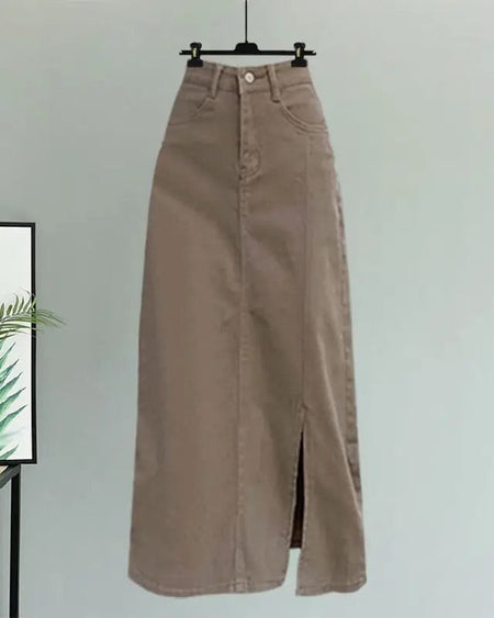 Bazooka Summer Coord Set of 3 - hanging product shot, brown - Miss Mosa By Akanksha