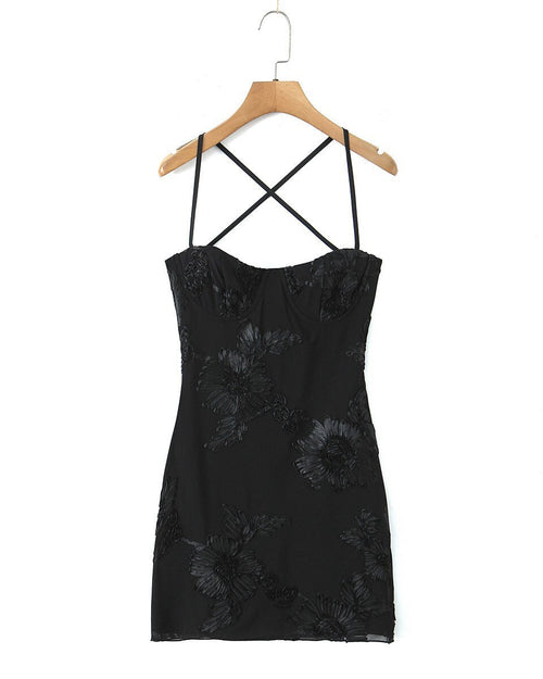 Beatrix Embroidered Mini Dress
