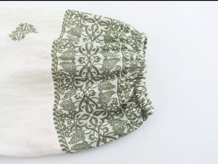 Bella Cotton Summer Top In Off-White - close-up of sleeve cuff detail - Miss Mosa By Akanksha