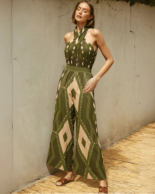 Berlin Printed Swimsuit With Pant