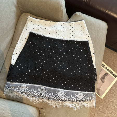 Britt Lace Polka Skorts
