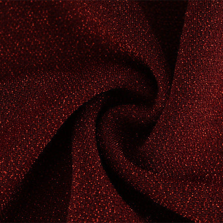 Brune Shimmer Maxi Dress - close-up of shimmer fabric detail, burgundy - Miss Mosa By Akanksha