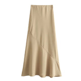 Cynthia Statement Vest Suit with Skirt In Beige