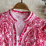 Bologna Porcelain Summer Vintage Dress - Alamode By Akanksha