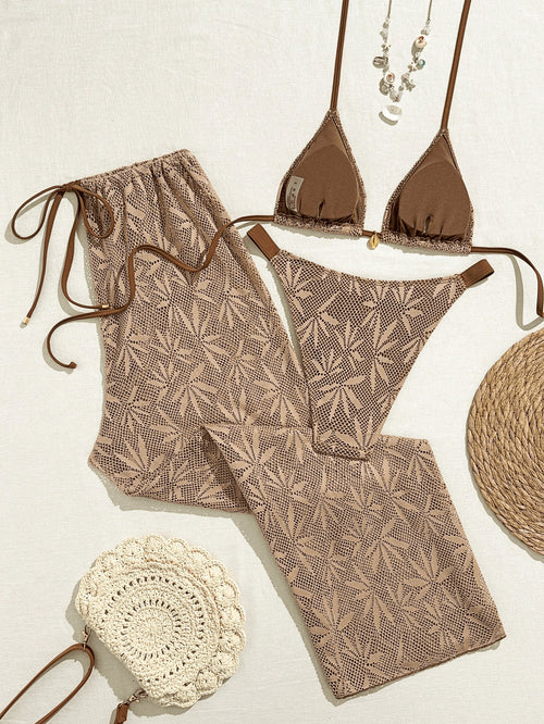 Calypso Floral 2 Pcs Swimsuit With Pant