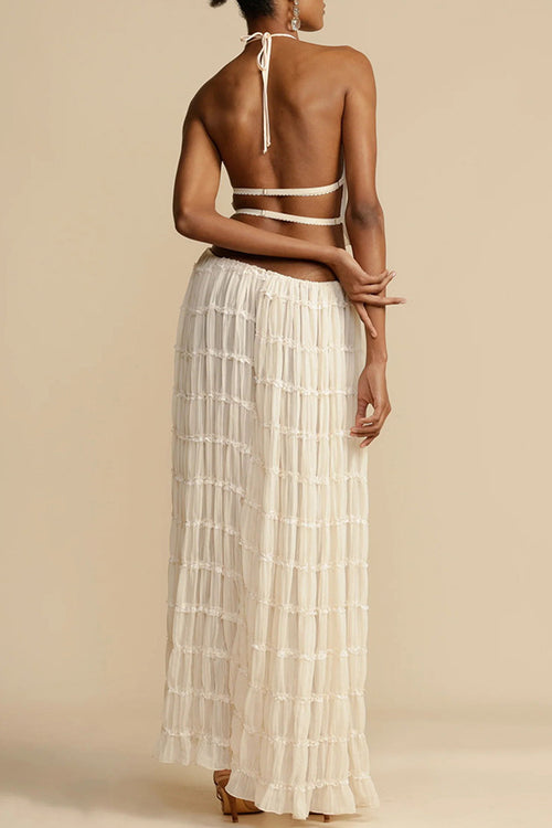 Carmela Backless Coord Skirt Set