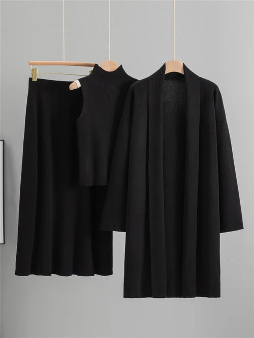 Casia Luxe Coord Skirt Set With Cape In Maroon