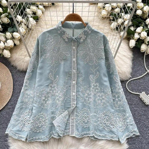 Cevia Premium Embroidered Cotton Shirt